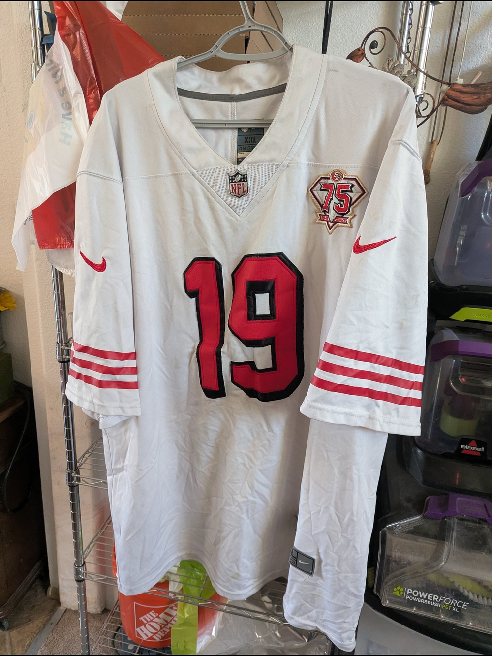 Nike San Francisco 49ers Deebo Samuel 75th anniversary jersey XXL